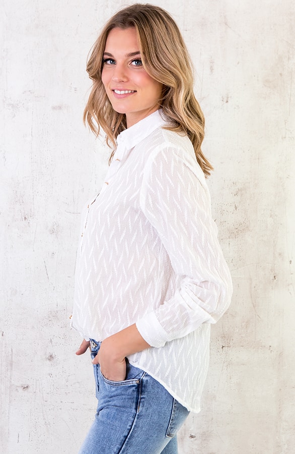 Katoenen Blouse Met Print – shoparchief, foto 2