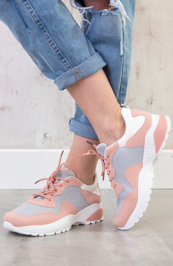 Dad Sneaker Damen Lachsrosa, Shoparchiv, Foto 2