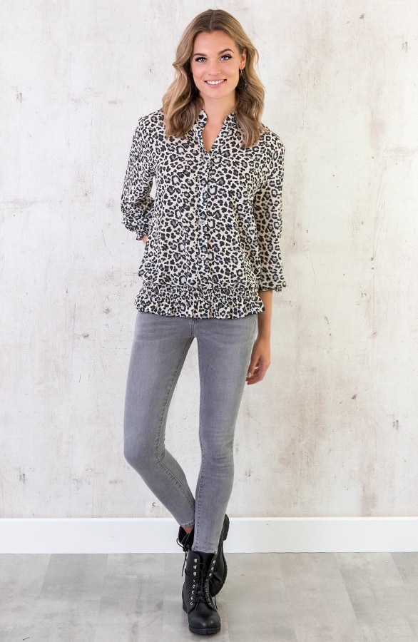Musthave Panter Blouse Creme – shoparchief, foto 4