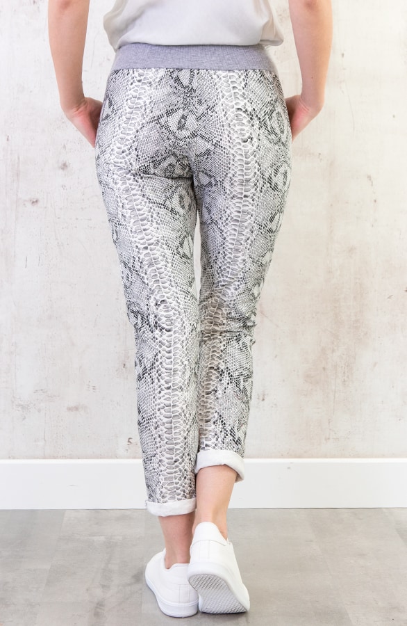 Jogging Slangenprint Grijs – shoparchief, foto 3
