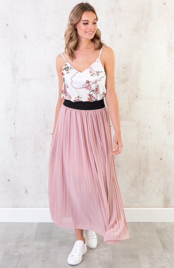Plooirok Dames Roze – shoparchief, foto 4