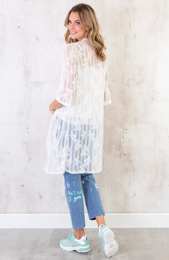 Kanten Vest Wit – shoparchief, foto 3