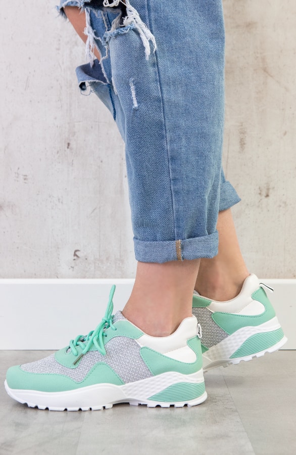 Dad Sneakers Dames Mint – shoparchief, foto 3