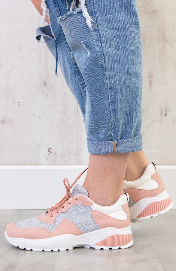 Dad Sneaker Damen Lachsrosa, Shoparchiv, Foto 3