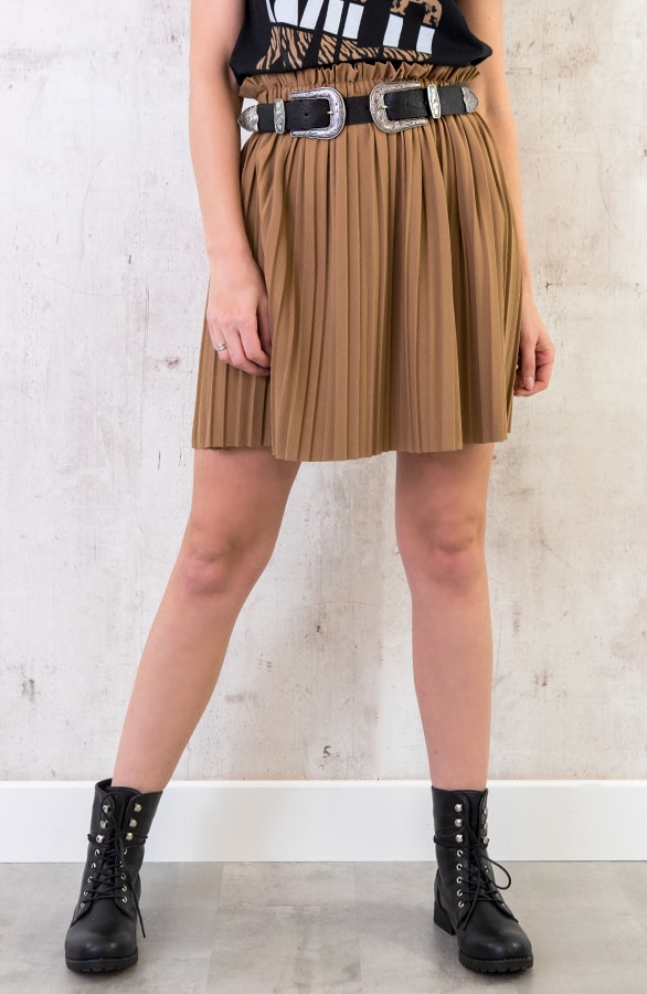 Plisse Rok Bruin – shoparchief, foto 6