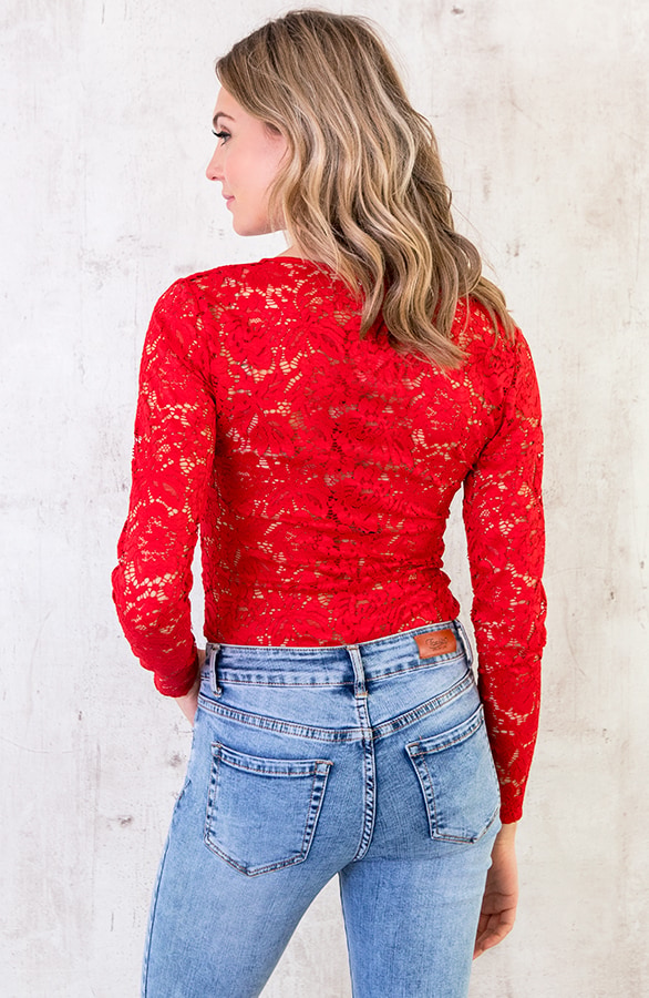 Kanten Body Rood – shoparchief, foto 4