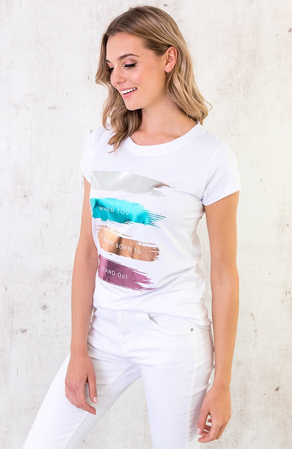 Metallic Top Multicolor – shoparchief, foto 3