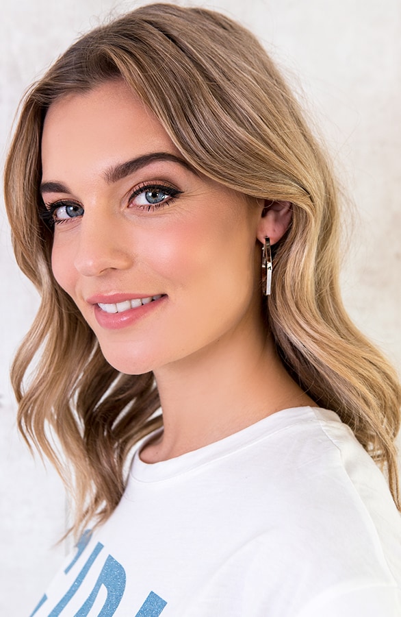 Oorbellen Zeshoek Zilver – shoparchief, foto 2