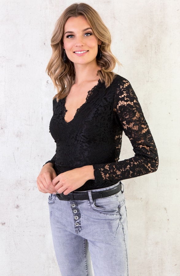Kanten Body Zwart – shoparchief, foto 3