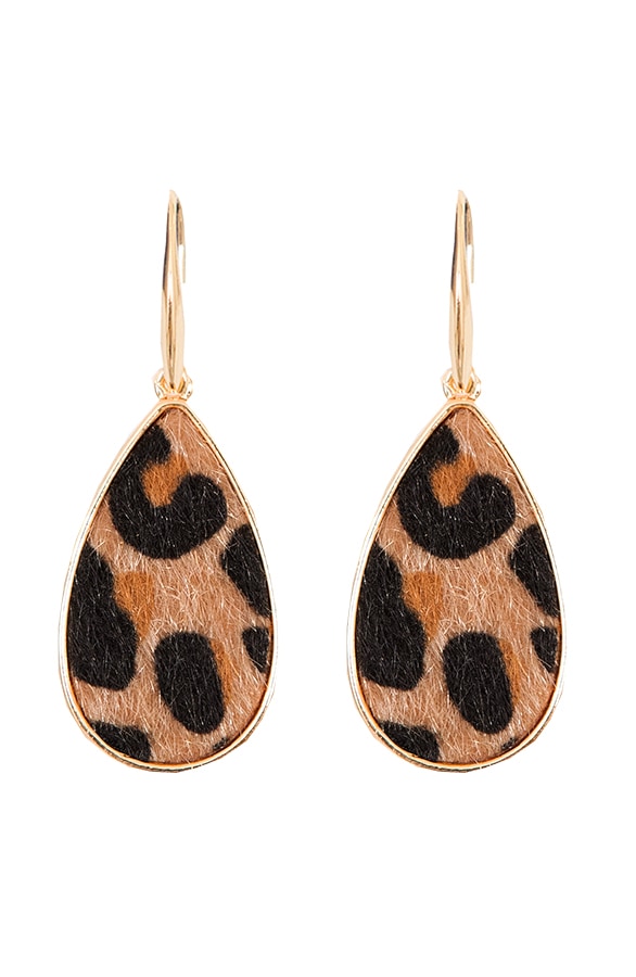 Panter Oorbellen Bruin – shoparchief