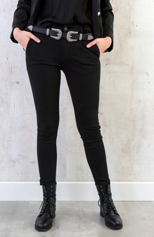 Pantalon Spijkerbroek Zwart – shoparchief, foto 2