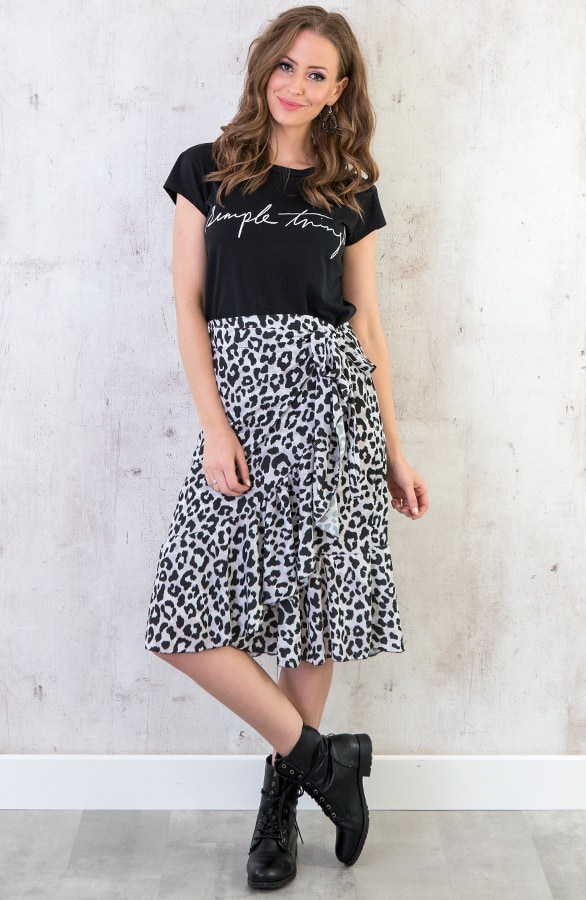 Panterprint Midi Rok – shoparchief, foto 7