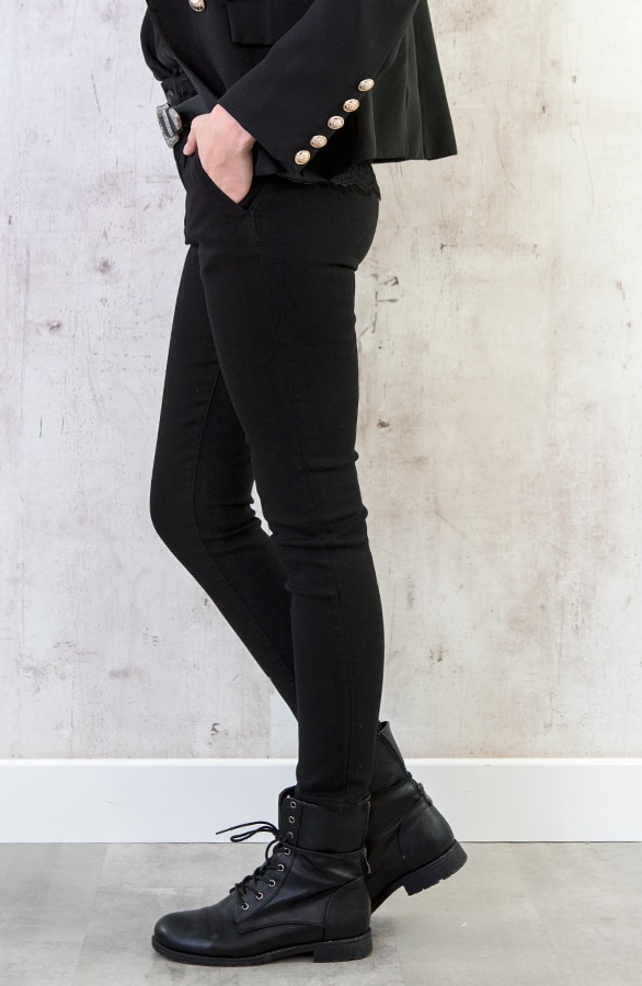 Pantalon Spijkerbroek Zwart – shoparchief, foto 3