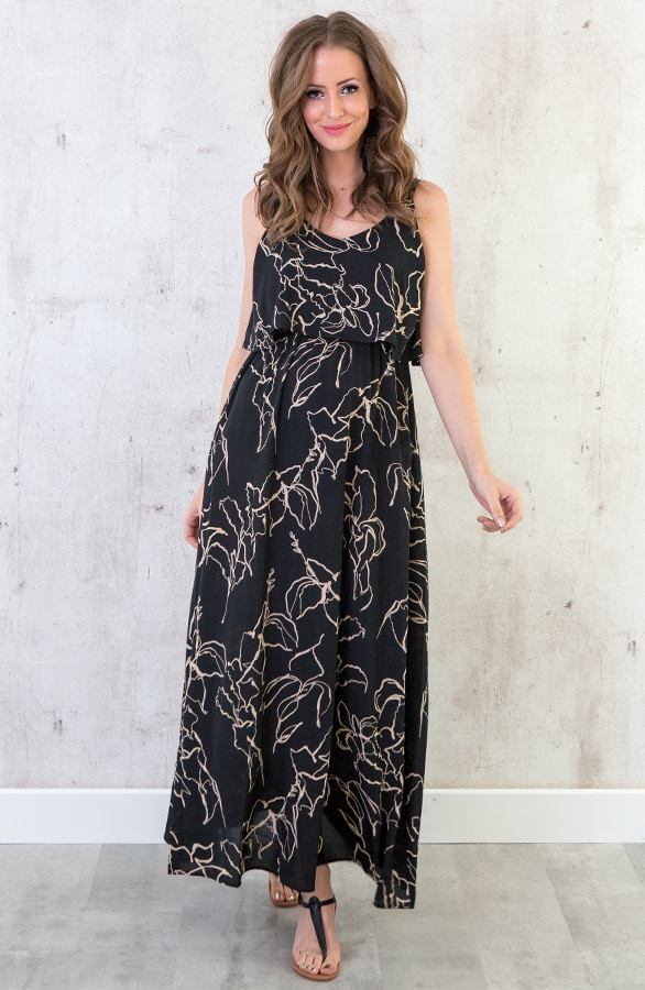 Maxi Print Jurk Dames – shoparchief, foto 6