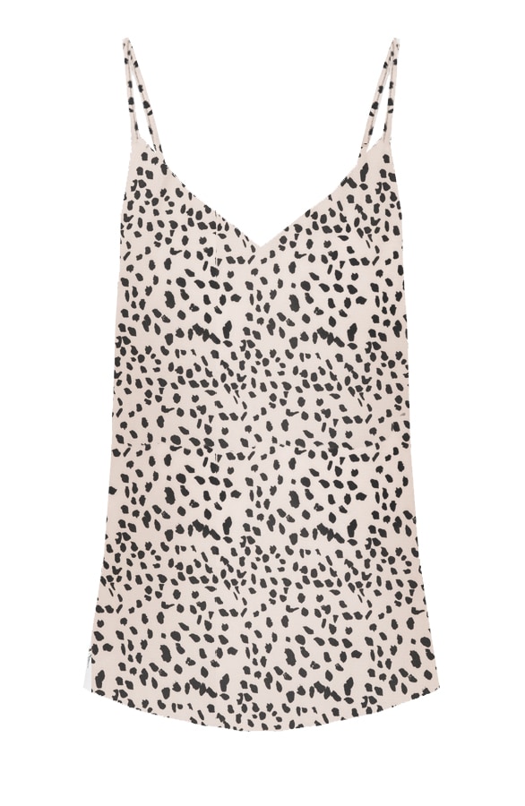 Cheetah Spaghetti Top Beige, Shoparchiv