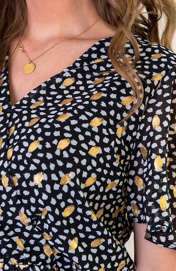 Cheetah Wikkeljurk Zwart Goud – shoparchief, foto 6