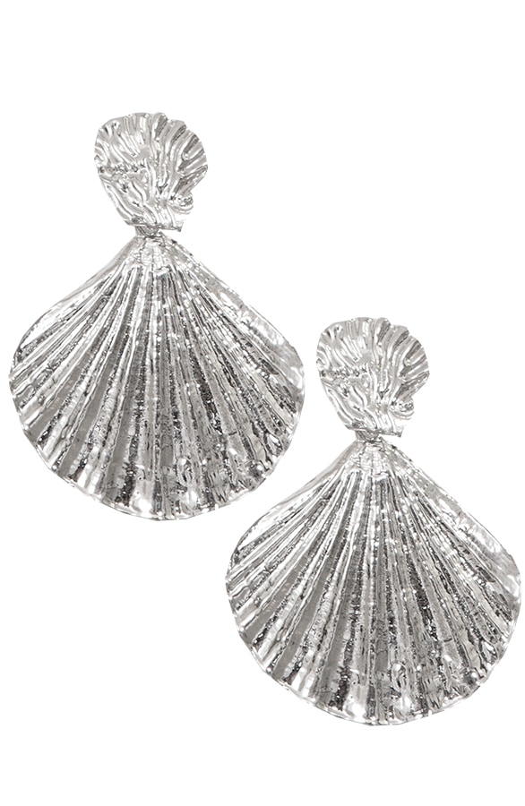 Oorbellen Schelp Zilver – shoparchief