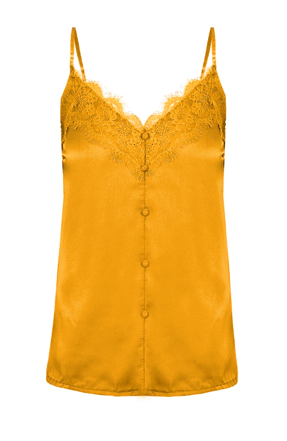 Spaghetti Top Kant Okergeel – shoparchief