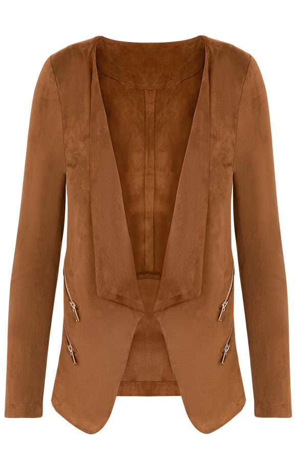 Suede Jasje Rits Cognac – shoparchief