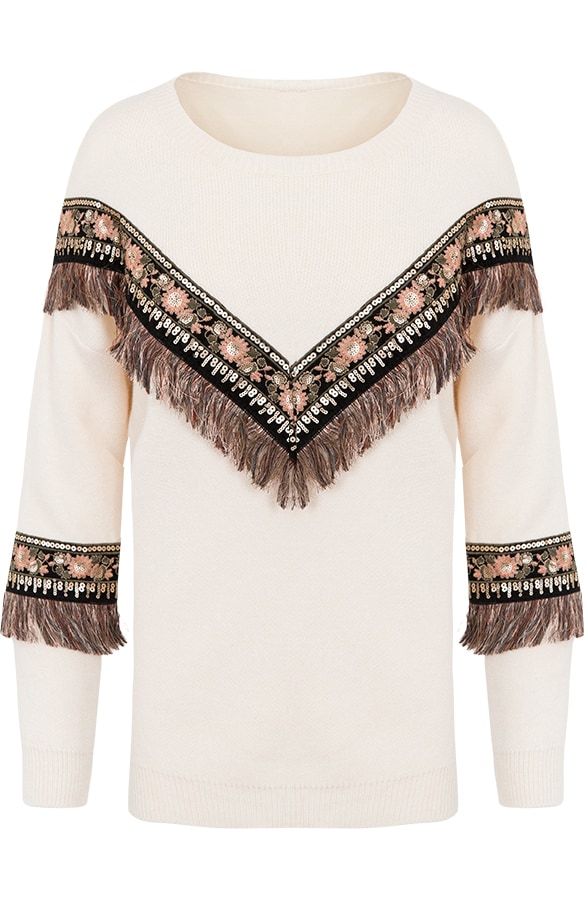 Trui Boho Creme – shoparchief