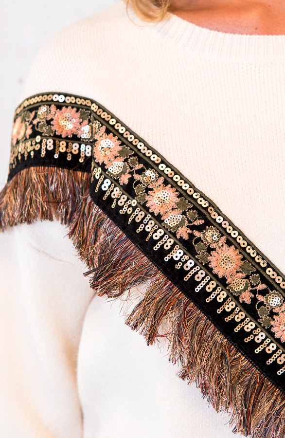 Trui Boho Creme – shoparchief, foto 4