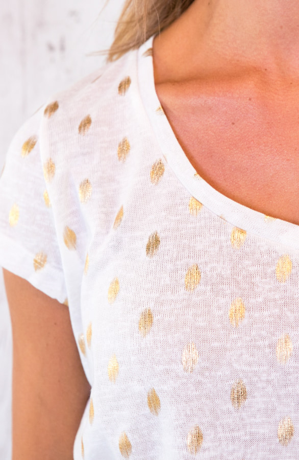 Golden Leaves Top Creme – shoparchief, foto 5