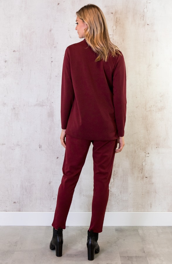 Basic Blazer Bordeaux – shoparchief, foto 6