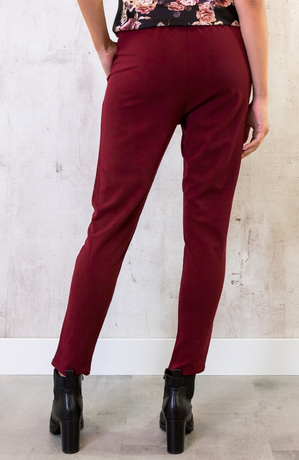 Strik Broek Basic Bordeaux – shoparchief, foto 6