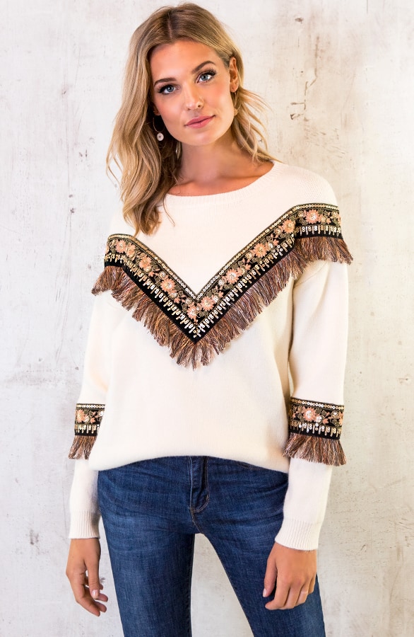 Creool Oorbellen Met Hanger Rose Creme – shoparchief, foto 5