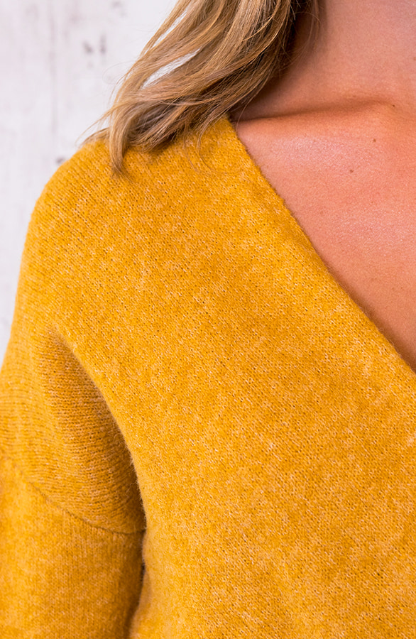 Need This Sweater Twist Oker – shoparchief, foto 7