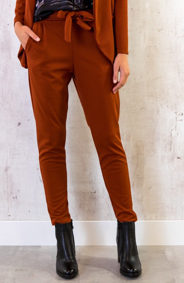 Strik Broek Basic Terracotta – shoparchief, foto 2