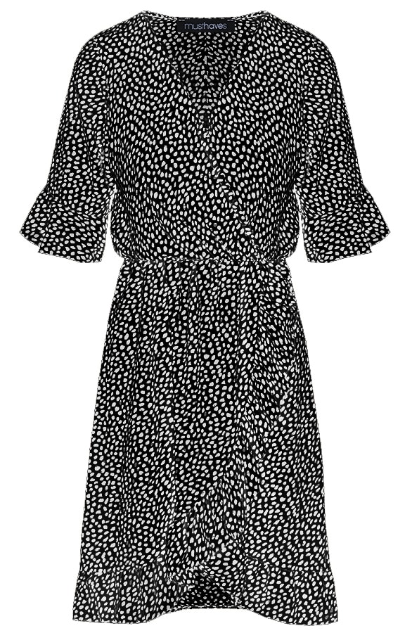 Jurk Cheetah Dames Zwart – shoparchief