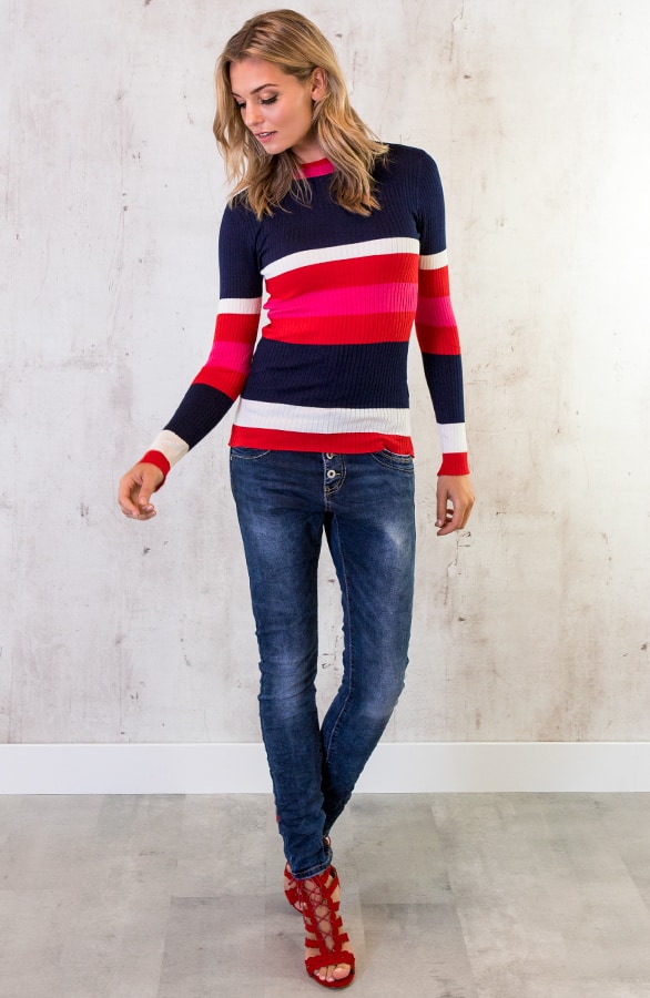 Strepen Stretch Trui – shoparchief, foto 3
