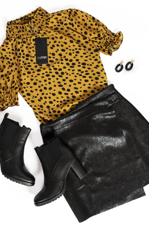 Cheetah Col Top Oker – shoparchief, foto 6
