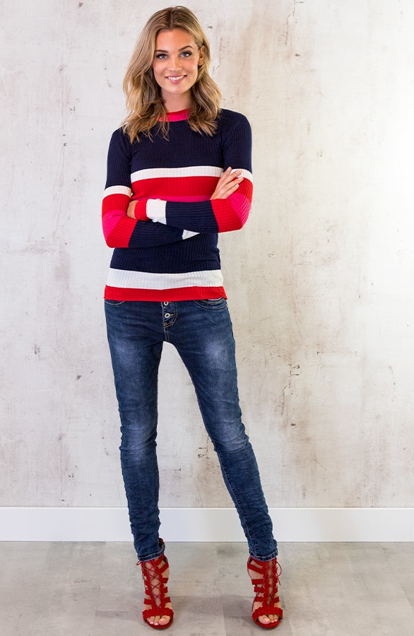 Strepen Stretch Trui – shoparchief, foto 6