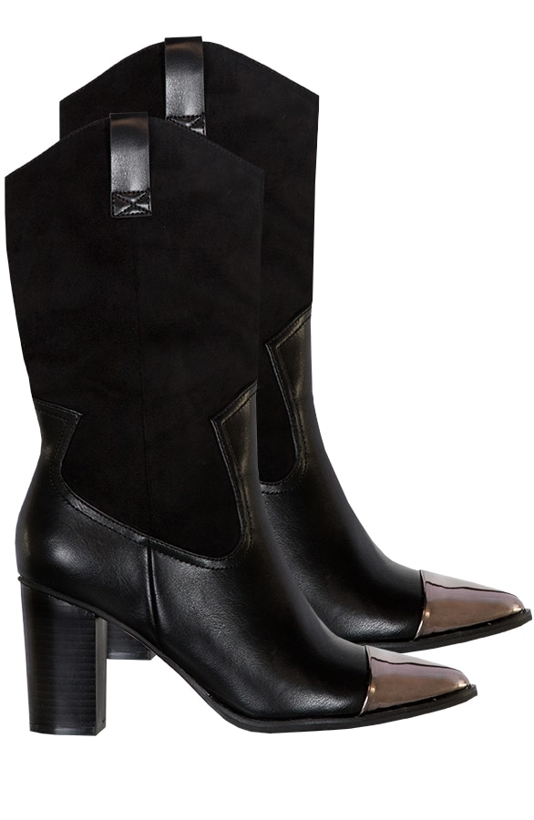 Cowboystiefel Damen Metallic, Shoparchiv, Foto 2