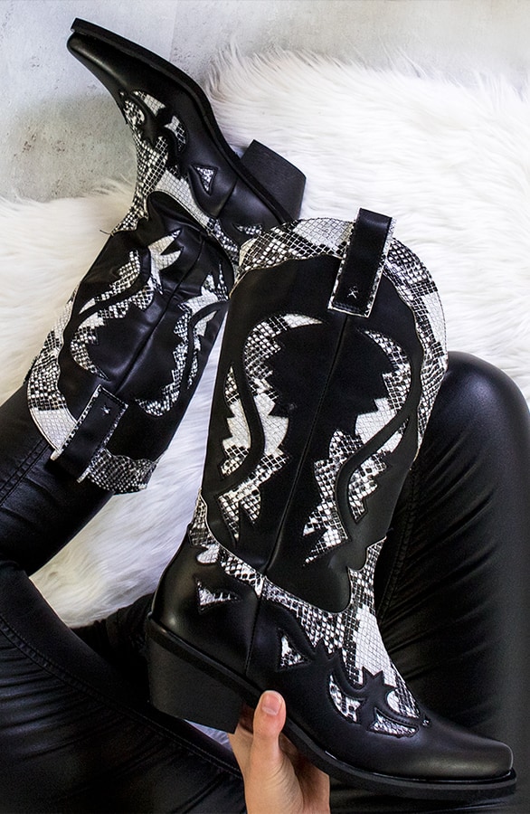 Cowboystiefel Snake Damen, Shoparchiv