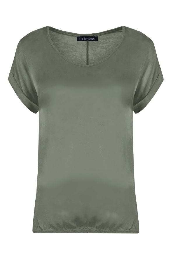 Silk Touch Tuniek Legergroen – shoparchief