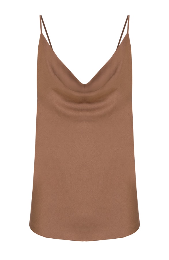 Spaghetti Top Waterval Cognac – shoparchief
