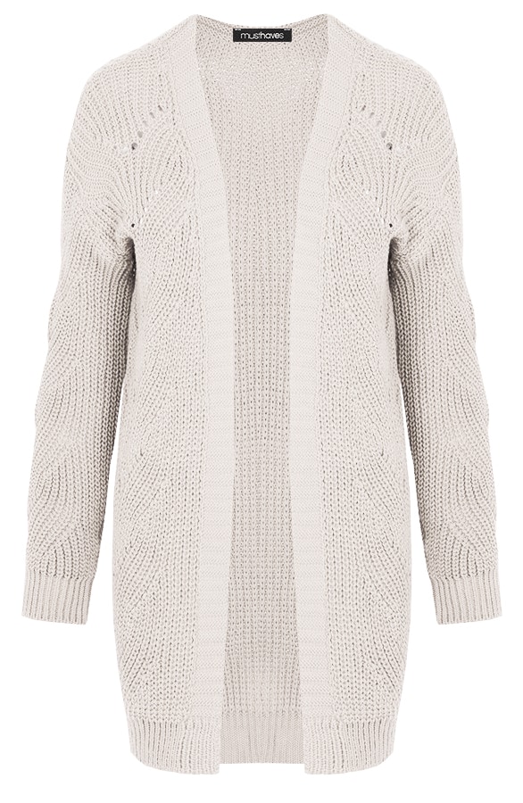 Vest Met Motief Creme – shoparchief