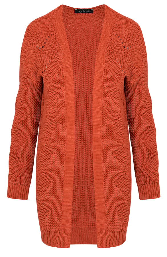 Vest Met Motief Terracotta – shoparchief