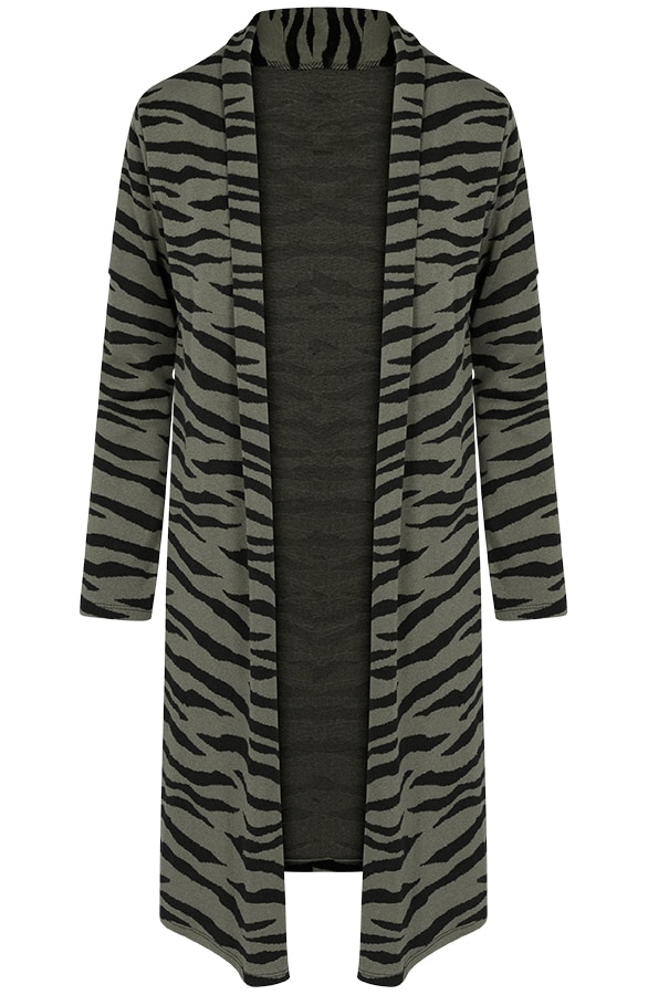 Zebra Vest Legergroen – shoparchief