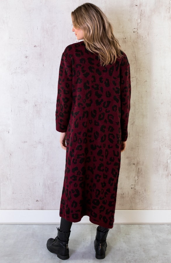 Panter Vest Lang Bordeaux – shoparchief, foto 6