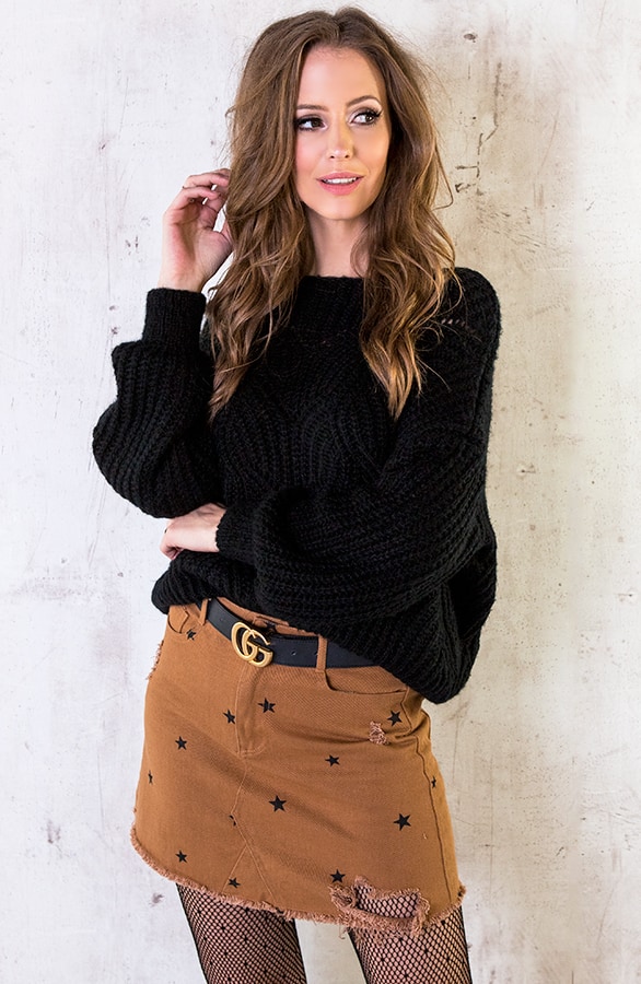 Trui Met Motief Zwart – shoparchief, foto 3