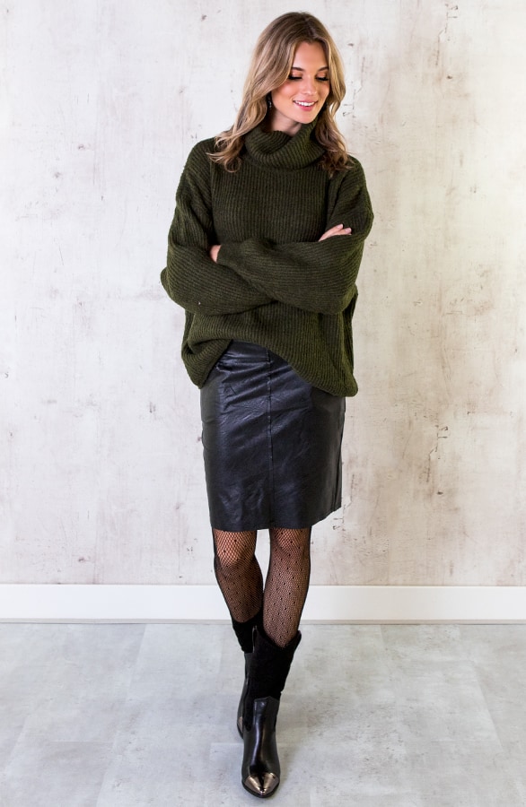 Oversized Coltrui Legergroen – shoparchief, foto 6