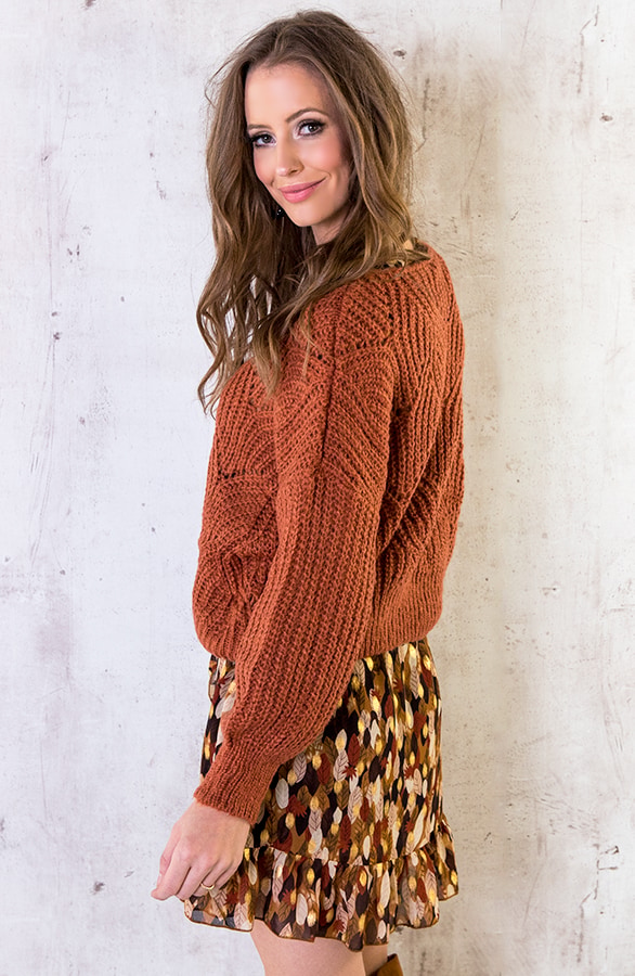 Trui Met Motief Terracotta – shoparchief, foto 5
