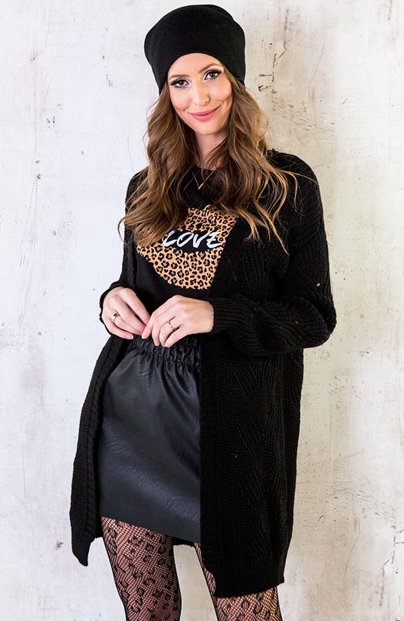 Love Kiss Top Zwart – shoparchief, foto 3