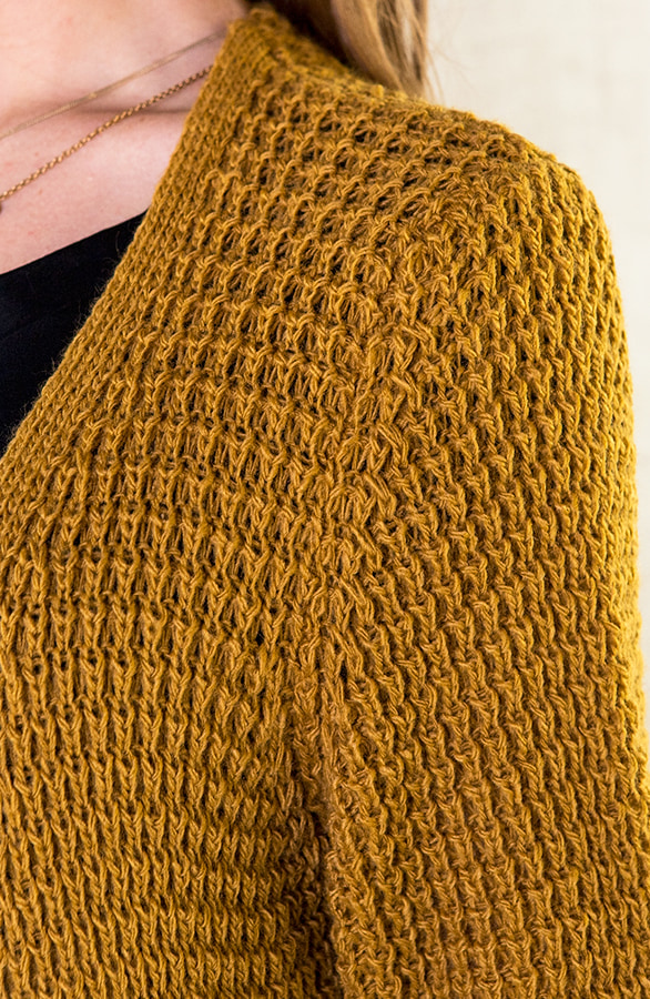Overknee Vest Dames Okergeel – shoparchief, foto 4