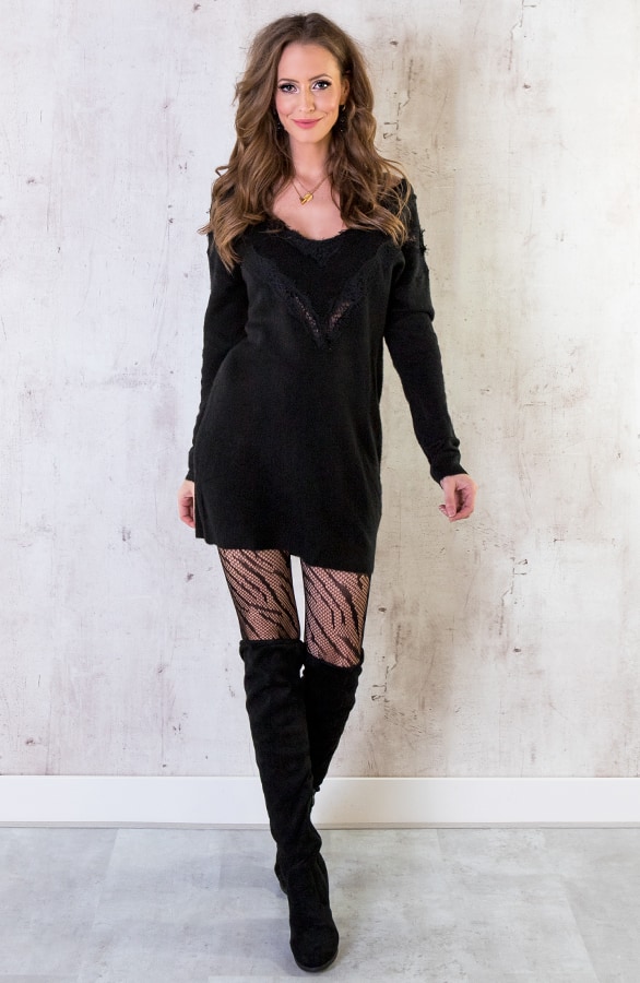 Tuniek Met Kant Zwart – shoparchief, foto 3