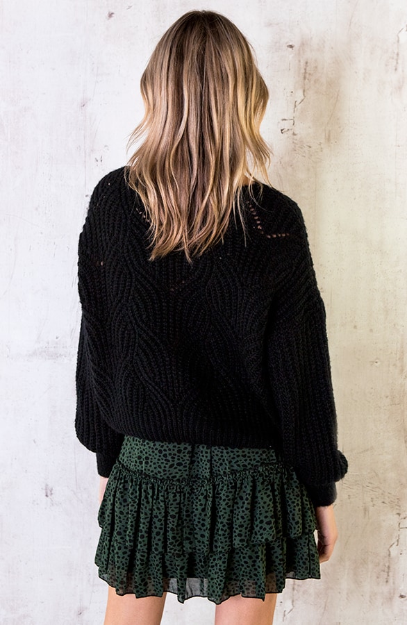 Limited Cheetah Laagjes Rok Legergroen – shoparchief, foto 5